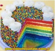 Eskişehir Şeffaf doğum günü yaş pastası siparişi yolla