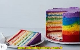 Eskişehir Mois Transparan çilekli yaş pasta doğum günü pastası yolla