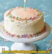 Eskişehir Şeffaf doğum günü yaş pastası pasta siparişi ver